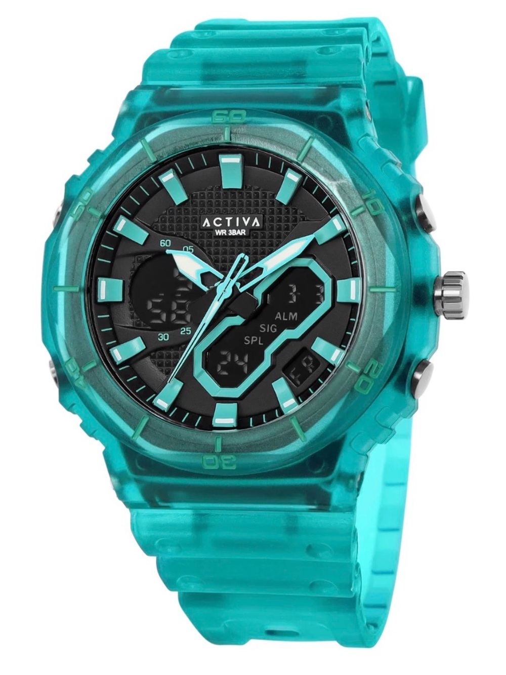 133: Activa ACW8120-004 Aqua Blue Ana-Digi Watch